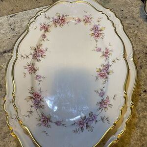 Edelstein Bavaria Maria-Theresia 'Delphine' pattern serving platters (2)